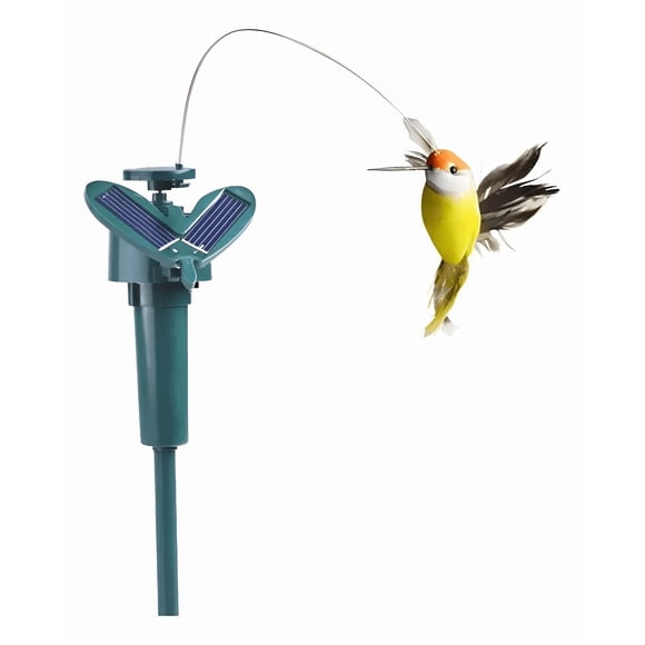 Colibri Estaca De Jardin Picaflor Solar Volador Decorativo