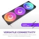 thumbnail image 3 of Unidad de ventilador NZXT F420 RGB Core, 420 mm, 3 x 140 mm, ventiladores RGB, 3 of 9