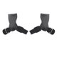 thumbnail image 4 of Levantamiento De Pesas Grips Guantes De Soporte De Muñeca Para Gimnasio Fitness Negro, 4 of 5