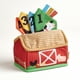 thumbnail image 1 of Bufanda sensorial de juguete Itzy Ritzy con temática de granja para bebés y niños pequeños, 1 of 8