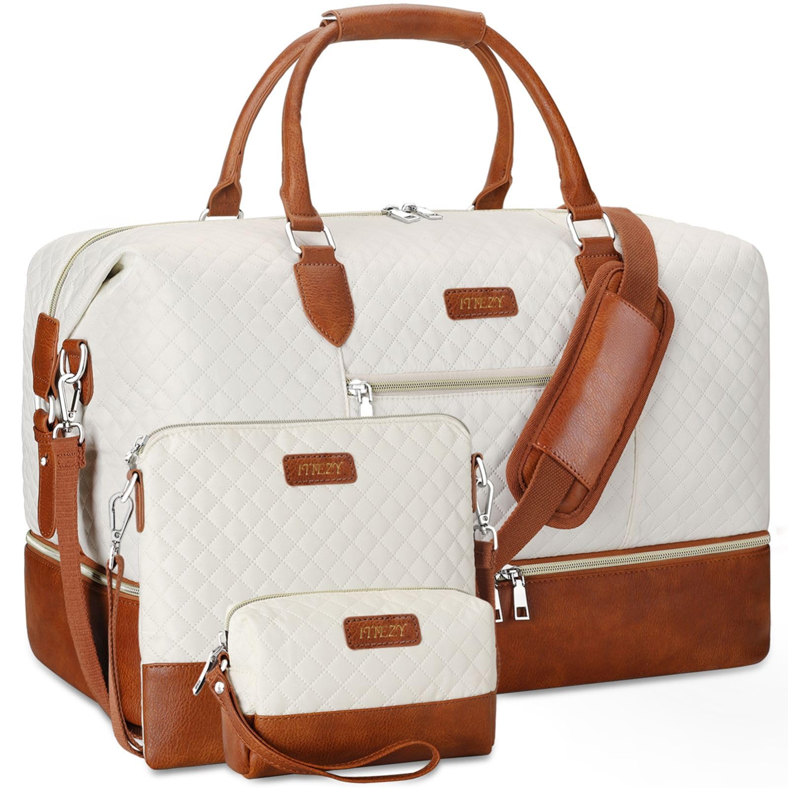 Bolsa De Viaje Itiezy Weekender Bag Con Compartimento Para Zapatos