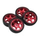 thumbnail image 5 of 4 Piezas De Llantas Y Neumáticos De Metal RC Para Vehículos Wltoys K969 K989, Color Rojo, 5 of 5