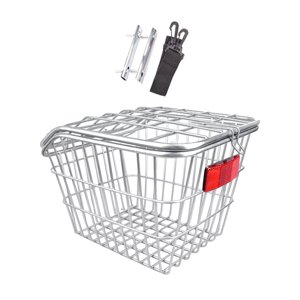 Ioensy - Cesta Trasera Para Bicicleta, Bicicletas Para La Mayoría De Los Portabicicletas Traseros, Bicicletas Plegables Para Niños, Camping