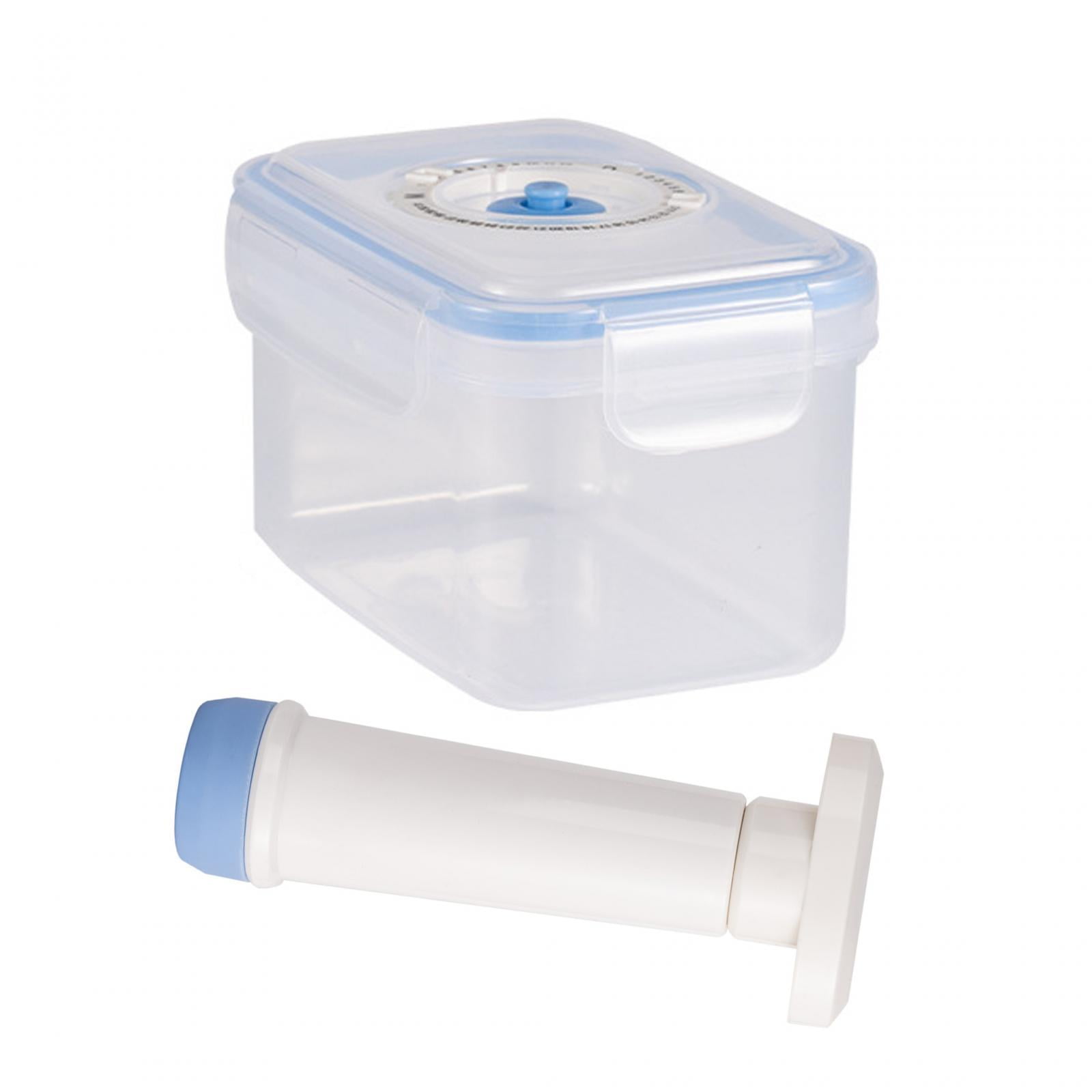 Magideal - Contenedor Al Vacío, Contenedor De Almacenamiento De Alimentos, Horno Hermético Frigorífico Portátil Caja Para Mantener Frescos, Contenedor Sellado Al 0.8l