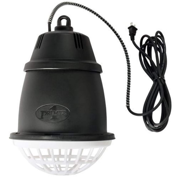Lámpara térmica Premier 1 Prima para corderos, cabras, cabras, pollos, 250 W