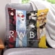 thumbnail image 1 of RWBY Fundas de almohada de terciopelo con tema, regalos de funda de almohada, decoración para el hogar, cojín de lanzar, regalo de cumpleaños para fans y parejas. 40cm x 40cm., 1 of 6
