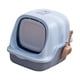 thumbnail image 3 of Caja De Arena Para Gatos Cerrada Entrada Frontal Con Tapa Bandeja De Arena Completamente Cerrada Azul, 3 of 5