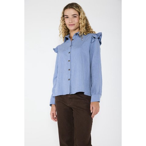 Eclipse - Blusa Catalina Denim Celeste S