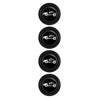 Magideal - Accesorios Universales Para Juntas Anticolisión De Puerta De Coche, Decoración De Absorción De , Amortiguador De Aislamiento Acústico, , 4X Negro Con Letrero