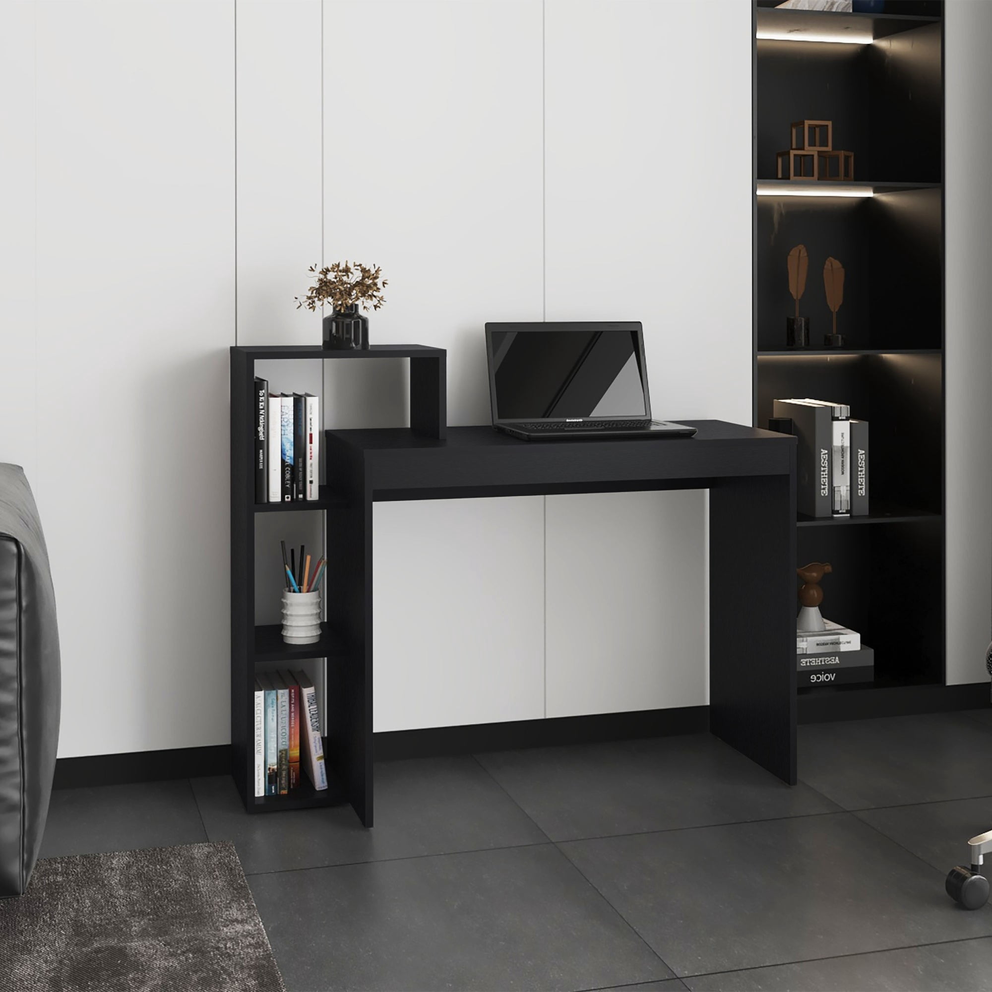 Tuhome - Escritorio Biblioteca Britt Wengue 90x110x40 Cm