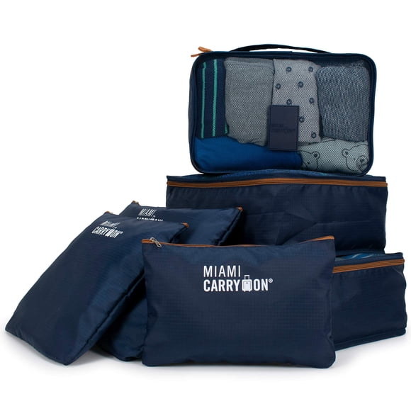 Packing Cubes Miami CarryOn de 6 piezas para organizar el equipaje