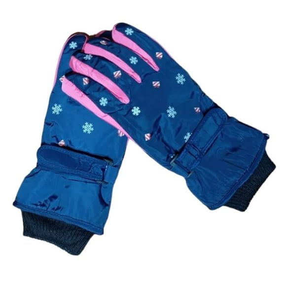 Guantes Para Nieve Térmicos, Invierno Para Mujer, Talla M Azul