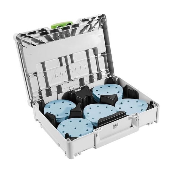 Set de abrasivos Systainer Festool GRANAT D125 para lijadora