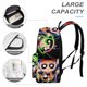 thumbnail image 4 of Las Chicas Superpoderosas-theme Backpack, Campus style schoolbag Bookbag with Adjustable Shoulder Straps And Large Zip Compartment, Unisex Travel Bags.42x30x15cm, 4 of 6