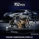 thumbnail image 2 of Kit Motor Mould King W16 Twin V8 Visible 952 Piezas, 2 of 3