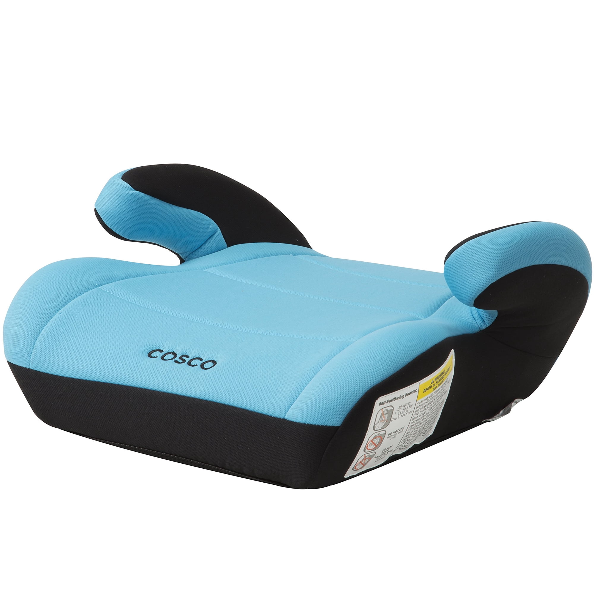 Asiento De Coche Booster Cosco En La Parte Superior, Sin Respaldo, Turquesa, 18-45 Kg