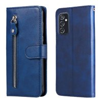 Gangxun - Funda Con Cremallera Para Samsung Galaxy M52 5G, Carcasa Cartera De Cuero Pu Con Soporte Y Tarjetero