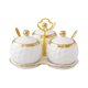 thumbnail image 5 of Tarros De Cerámica Para Especias, Tarros De Condimentos Para Restaurantes, Mostrador De Cocina De Azúcar, Color Blanco, 3 Uds., 5 of 5