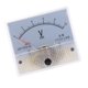 thumbnail image 4 of 85c1 dc rectángulo amperímetro amperímetro actual voltímetro panel analógico 0-10 v, 4 of 5
