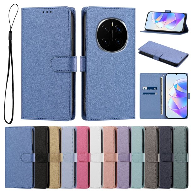Cartera Protectora para Honor Magic7 con Soporte, Azul
