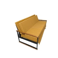 Recutex - Futon Cama Folk 2 Plazas "" Mostaza""