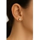thumbnail image 2 of Aros Abridores Punto De Luz 4mm Oro 18k Circón Bebé Niña, 2 of 6