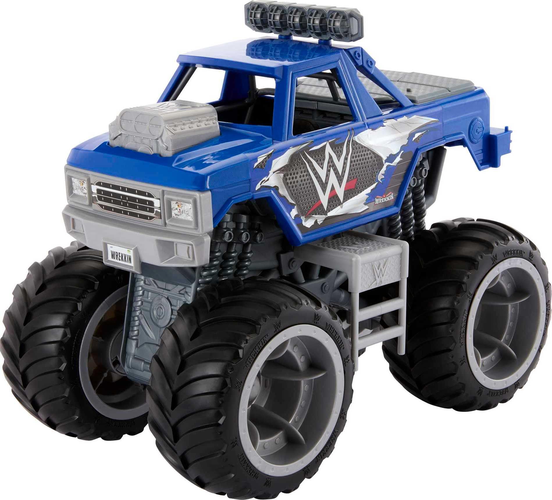 Set De Juego Mattel Wwe Wrekkin Slam Crusher Con Figura De Acción Y Vehículo
