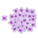 thumbnail image 4 of 500 piezas de seda artificial pétalos de rosa flor de la boda púrpura bicolor, 4 of 5