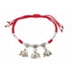 thumbnail image 1 of Pulsera Feng Shui Import roja con 3 colgantes de elefante, 1 of 1