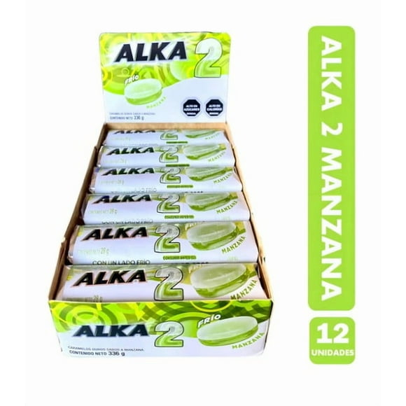 ARCOR ALKA MANZANA 12U 28GR