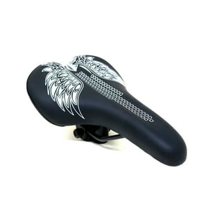 Asiento Radical Mountain Mtb N756 Alas Negro Blanco