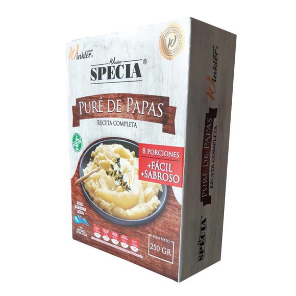 Puré de Papas Instantáneo Caja, 250 g