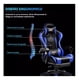 thumbnail image 3 of Silla Gamer Reclinable Azul, 3 of 3