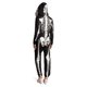 thumbnail image 3 of Mono plateado con diseño de esqueleto para Halloween, diseño de elfos borrachos, para mujer, 3 of 6