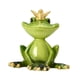 thumbnail image 1 of Resina Animal Yoga Figuras De Rana Artesanía Verde Hogar Jardín Corona, 1 of 5