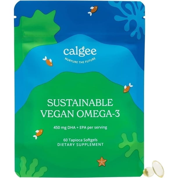 Omega 3 Vegano Calgee 450mg DHA EPA 60 Capsulas Algas | Lider