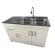 thumbnail image 2 of Kit Lavaplatos con mueble 120x50 Doble Blanco Secador Izquierdo, 2 of 4