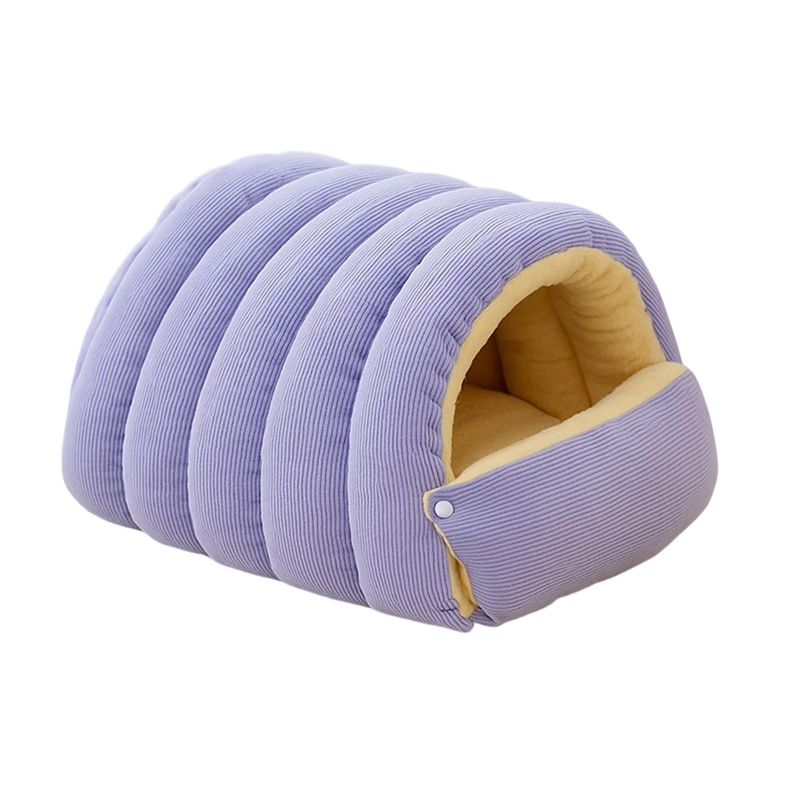 Magideal - Cama Para Gatos, Cueva, Casa Para Mascotas, Extraíble, Lavable, Cálida, Escondite, Nido Para Gatos, Cama Para Cachorros, Perros Pequeños, Gatos Domést Púrpura Claro