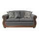 thumbnail image 1 of Sofá Con Resorte Estructural Grand Santi Chenille 3 Personas Gris X, 1 of 3
