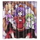thumbnail image 1 of Cortina de ducha de anime con diseño de chica elegante, juego de cortina de baño con ganchos, tamaño 66 x 72 pulgadas, 1 of 3