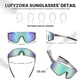 thumbnail image 4 of Gafas de sol deportivas polarizadas Lufyzora para hombres, mujeres y jóvenes, béisbol, ciclismo, pesca, conducción, golf, irrompibles., 4 of 7