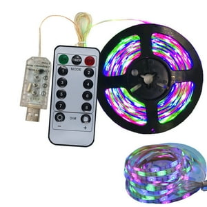 Genérico - Cinta Tira Led 5050 Rgb 5Mt Control + Transformador