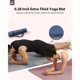 thumbnail image 2 of KEEP Extra Wide Yoga Mat, 7mm Thick 72 x 32 Exercise Mat, 2 of 3