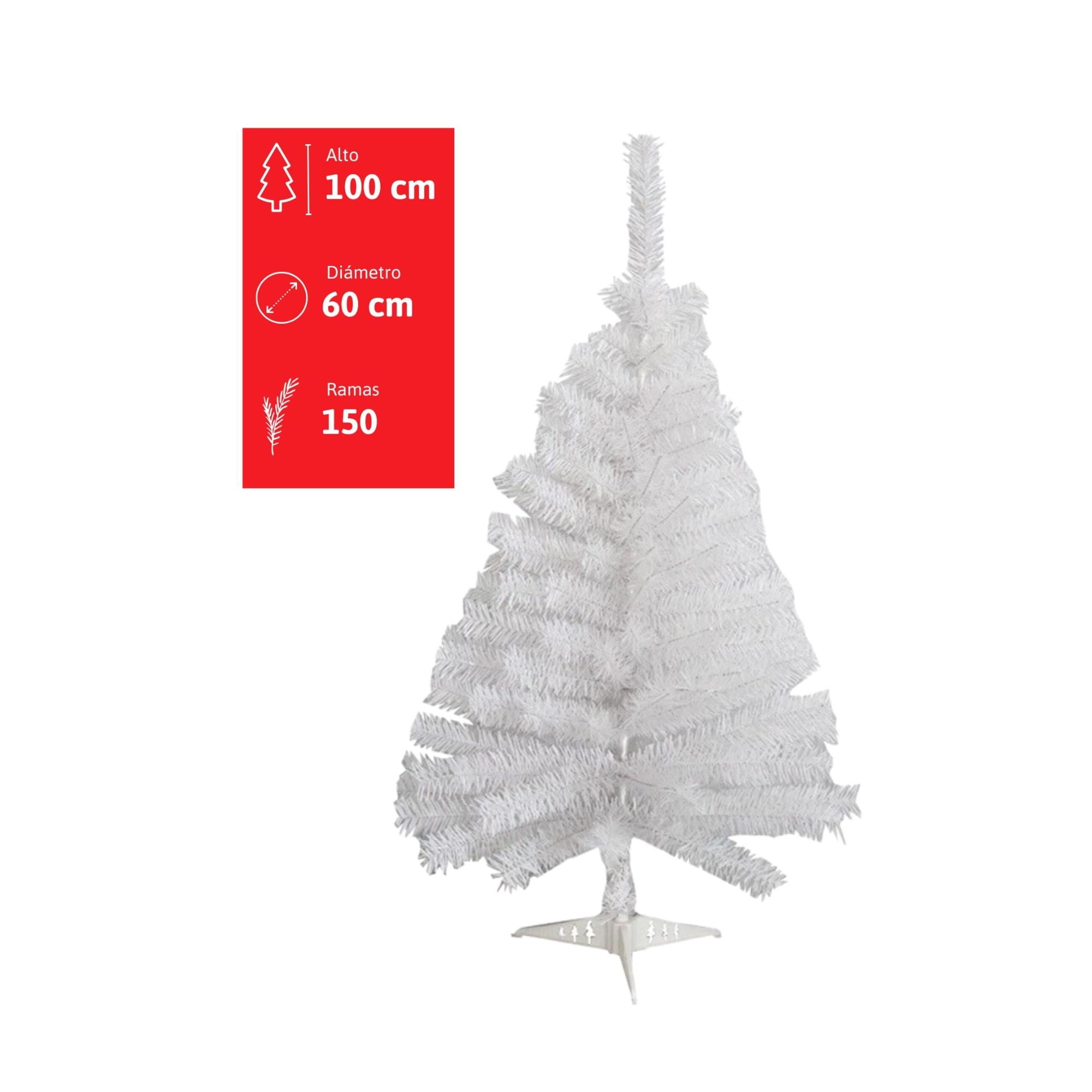 Árbol De Navidad Blanco 100 Cm Holiday Time