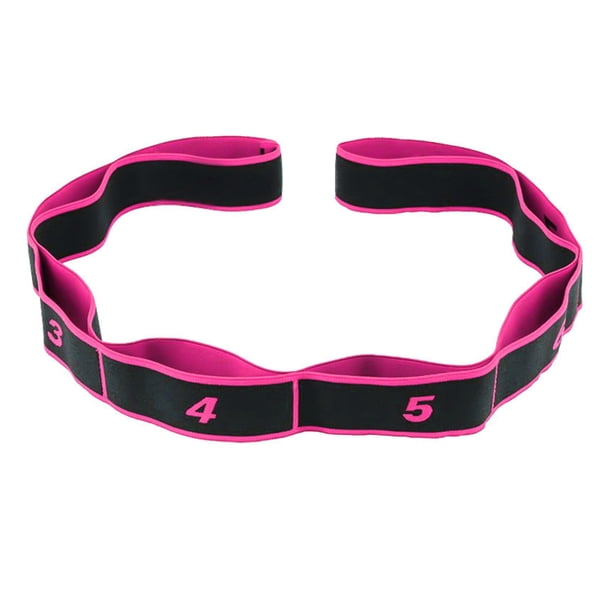 Cinturón deportivo elástico multisegmento, cinturón de tensión para yoga, cinturón elástico para entrenamiento de fitness.