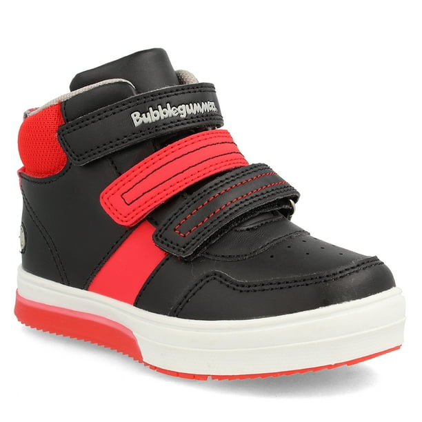 Botín Niño Luces Bubblegummers Neon Negro