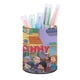 thumbnail image 1 of Manny Manitas-theme Cylinder Pen Holder Pencil Organizer with Flannel Lining PVC Leather Material Cardboard Base for study work 10*8CM, 1 of 6