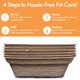 thumbnail image 2 of Caja de arena grande Animaru – Pack de 6 (marrón), 2 of 6