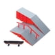 thumbnail image 4 of Finger Skate Ramp Park Kits Finger Toy Finger Skateboard Juguetes Para Regalo Niñas Estilo D, 4 of 5