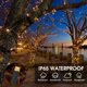 thumbnail image 4 of Cadena de luces solares Vimorg 200 LED 24 m, resistente al agua, 8 modos, 4 of 7